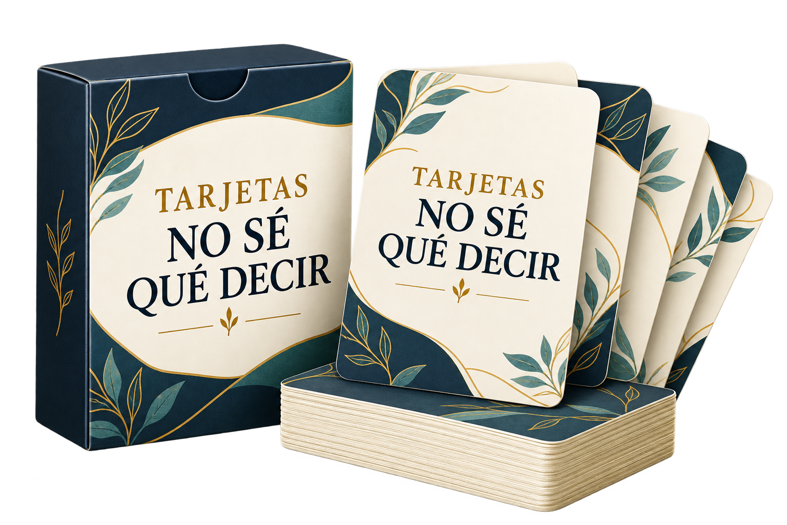 Caja y tarjetas No Sé Qué Decir