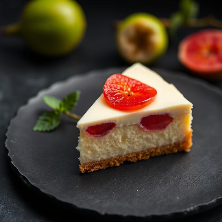 Rebanada gourmet de Guayaba y Queso Crema
